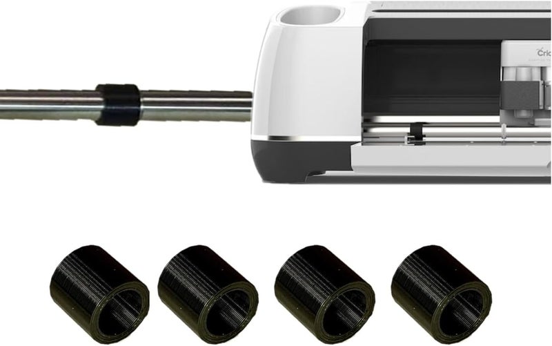 Kimalab (Pack of 4) Replacement for Cricut Maker Compatible, Rubber Wheel Mat Guide Rubber Roller/Wheel Pack Compatible with Cricut for Roller Repair - Image 1